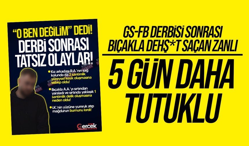 Lefkoşa’da Bıçaklı Saldırı: Zanlıya 5 Gün Tutukluluk