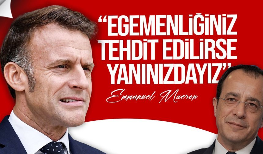 Macron’dan Kıbrıs mesajı