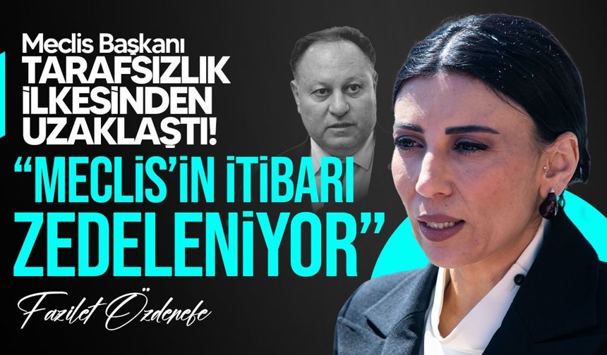 Özdenefe’den sert çıkış: Meclis’i durduramazsınız