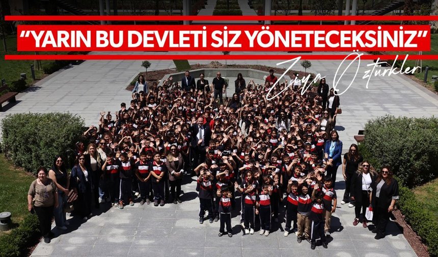 Öztürkler öğrencileri ağırladı: “Çok iyi öğretmenlerimiz var”