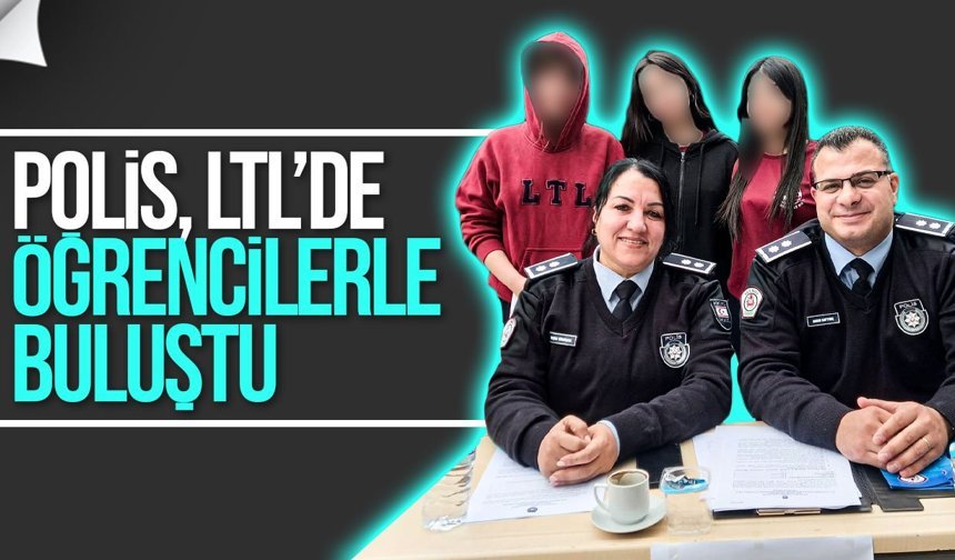 Polis, Lefkoşa Türk Lisesi’nde öğrencilerle buluştu
