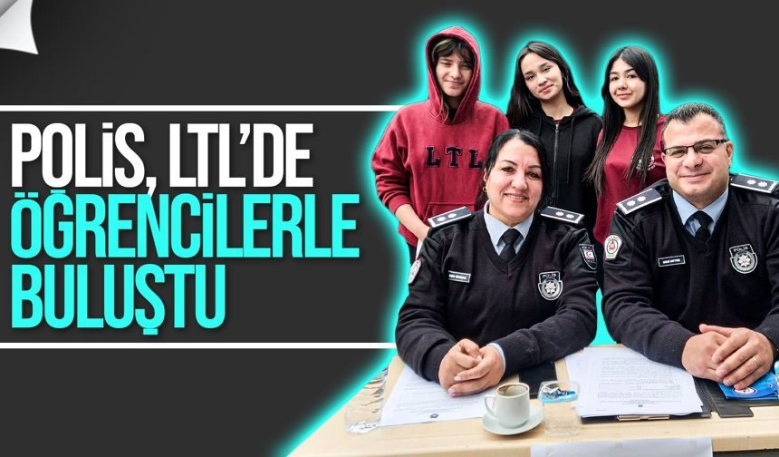 Polis, Lefkoşa Türk Lisesi’nde öğrencilerle buluştu