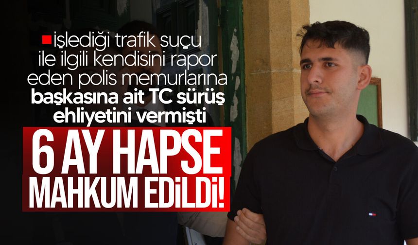 Sahte Ehliyetle Polise Yalan Beyanda Bulunan Zanlıya 6 Ay Hapis Cezası