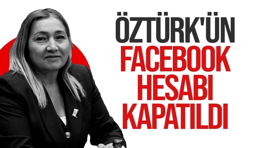 UBP’li Yasemin Öztürk’ün Facebook hesabı kapatıldı