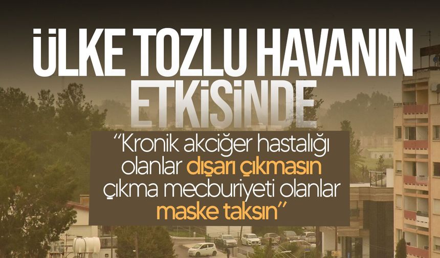 Ülke tozlu havanın etkisinde: Bazı bölgelerdeki ölçümler normalin 40 katını aştı