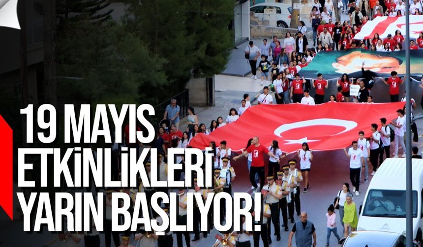 19 Mayıs etkinlikleri yarın Gençlik Meşalesi ile başlıyor