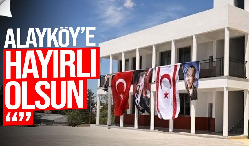 Alayköy İlkokulu’nda yeni derslikler hizmete giriyor
