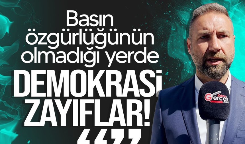 Burak Maviş: "Gazetecilik suç değildir"