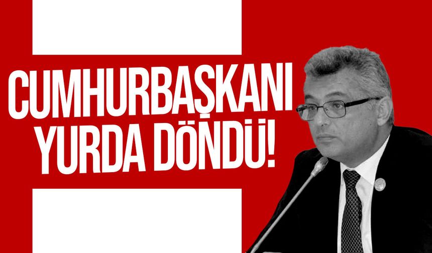 Cumhurbaşkanı Erhürman TDT Zirvesi sonrası yurda döndü