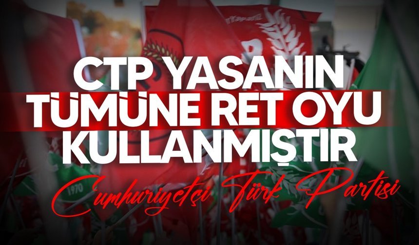 CTP: "Basın özgürlüğü mücadelemiz sürecek"