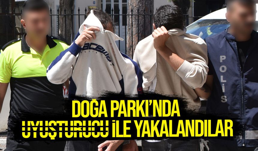Doğa Parkı otoparkında yasaklı madde operasyonu
