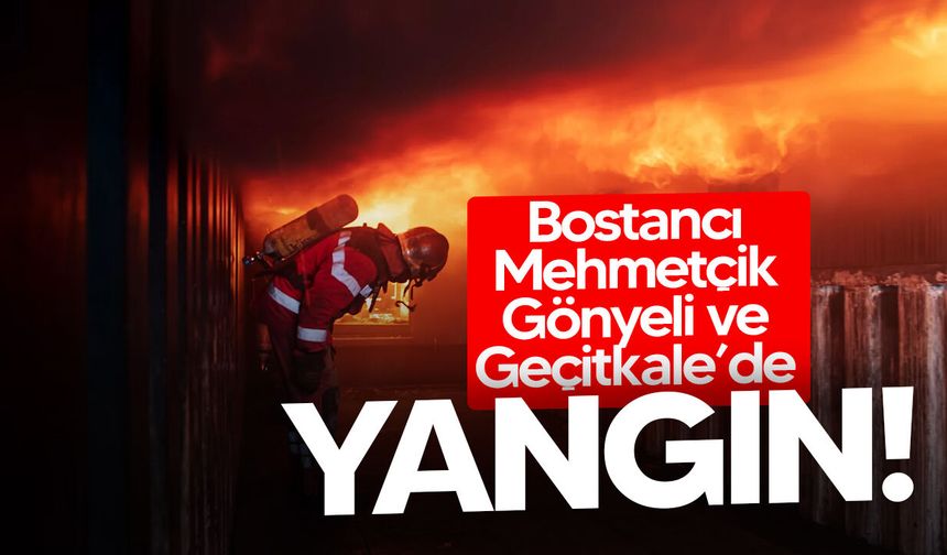 Dört farklı bölgede dört ayrı yangın!