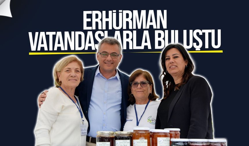 Erhürman Karşıyaka Taş Armudu Festivali’ne katıldı