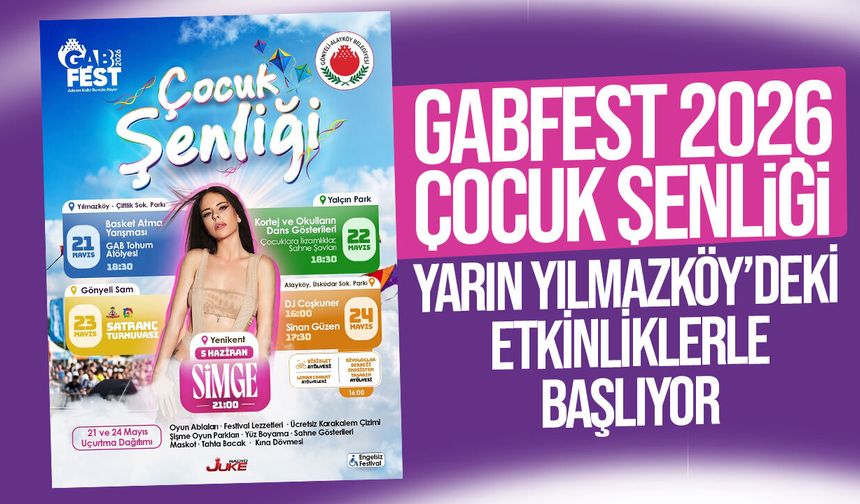 GABFEST 2026 Çocuk Şenliği yarın başlıyor!