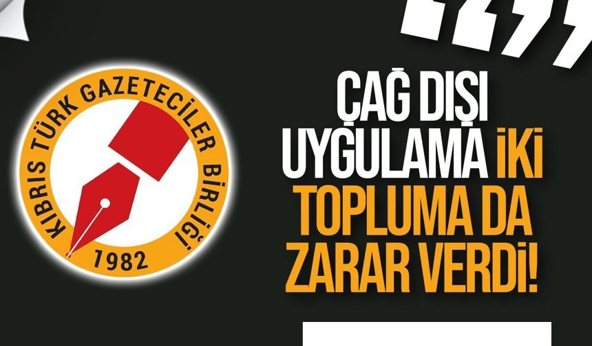 Gazeteciler Birliği’nden “N-82” açıklaması