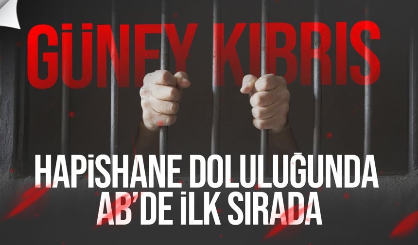 Güney Kıbrıs hapishane doluluğunda AB’de ilk sırada