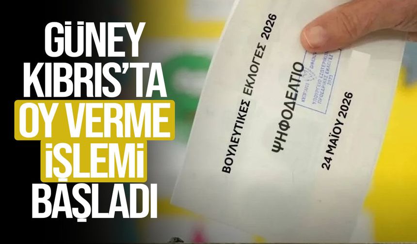 Güney Kıbrıs’ta milletvekilliği seçimleri başladı