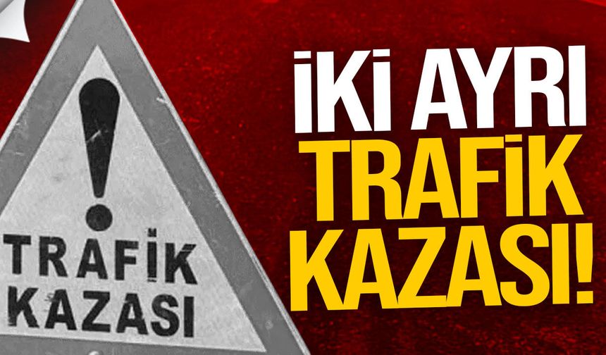 Güzelyurt ve Akdoğan’da trafik kazaları