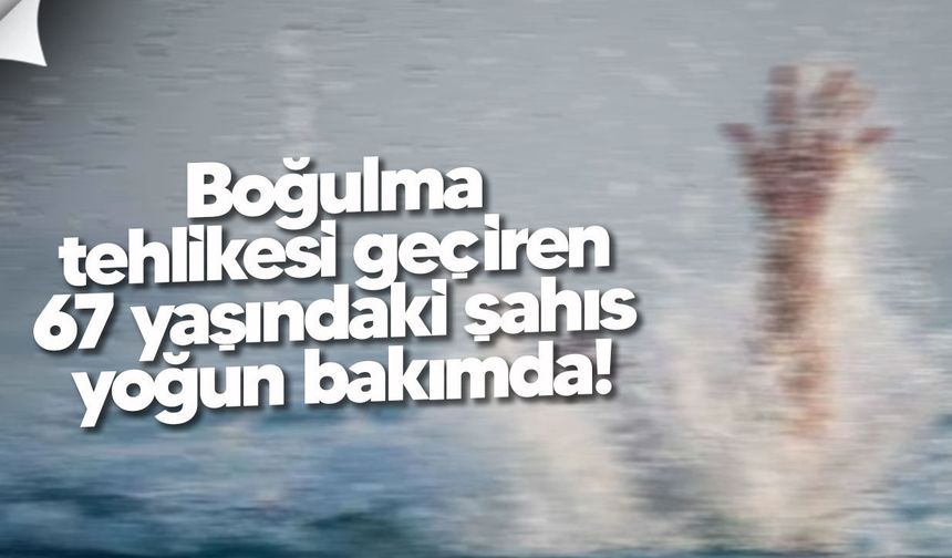 İskele’de denizde boğulma tehlikesi geçirdi