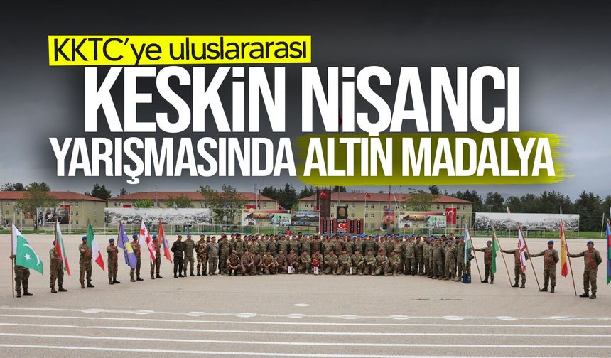KKTC’ye uluslararası keskin nişancı yarışmasında altın madalya