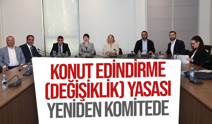 Konut Edindirme Yasası yeniden komitede görüşüldü