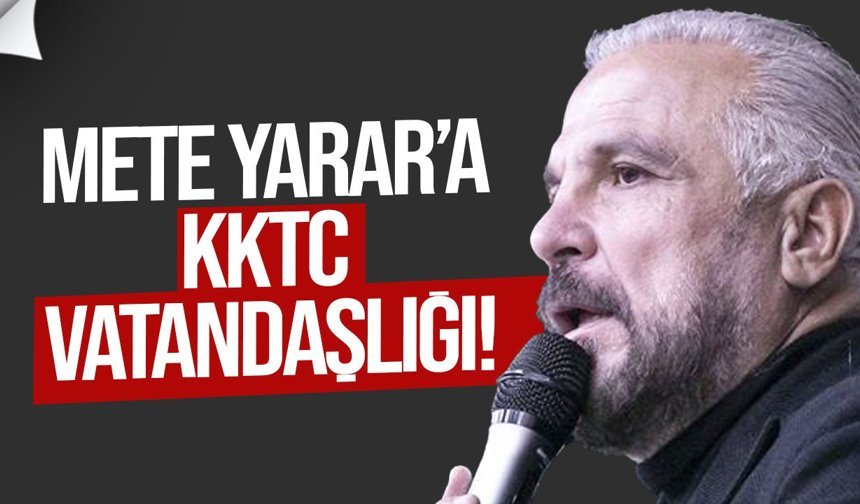 Mete Yarar KKTC vatandaşlığına kabul edildi