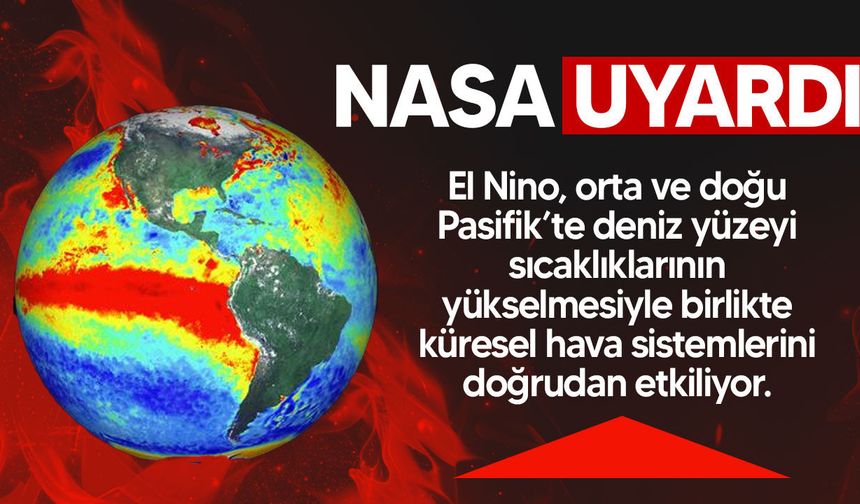 NASA: Pasifik’te yeni El Nino hızla güçleniyor