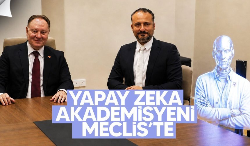 Öztürkler, YDÜ’nün yapay zeka akademisyeni DUX’ı kabul etti