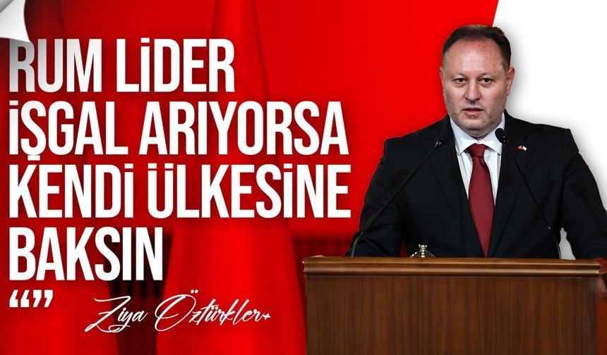 Öztürkler’den Hristodulidis’e sert tepki