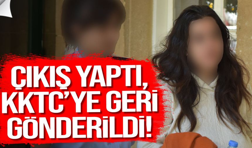 Sahte pasaportla çıkış yaptı, KKTC’ye geri gönderildi