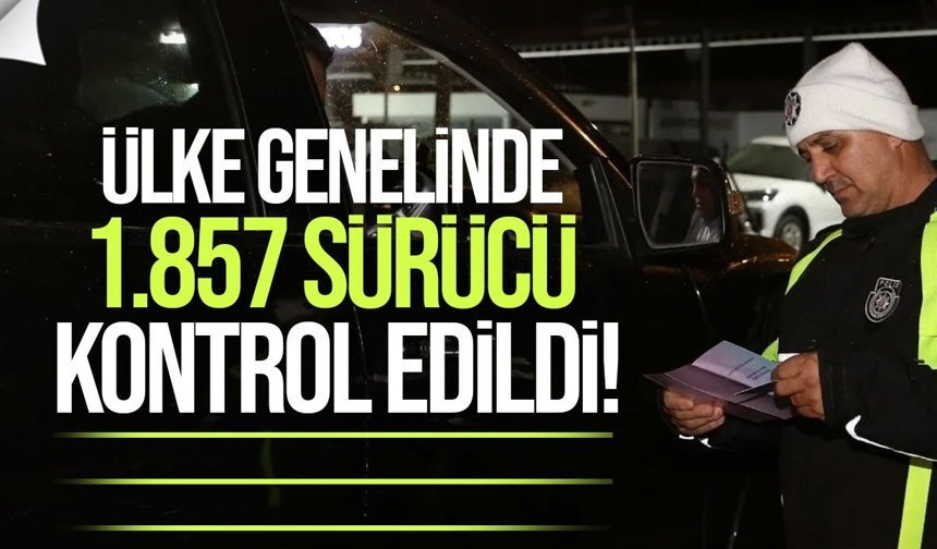 Trafik denetimlerinde 275 sürücüye işlem