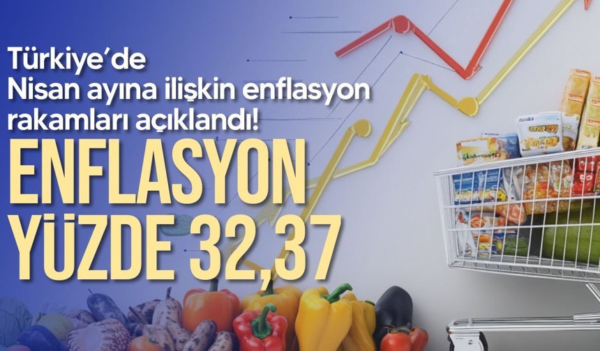 Türkiye’de enflasyon yüzde 32,37 oldu