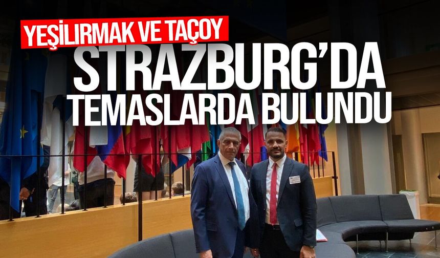 UBP heyeti Avrupa Parlamentosu’nda temaslarda bulundu