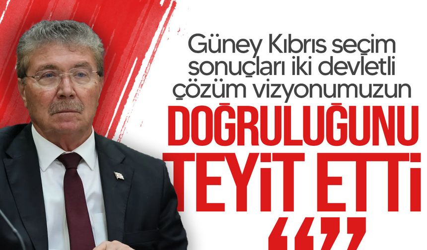 Üstel: “İki devletli çözüm vizyonumuz doğrulandı”