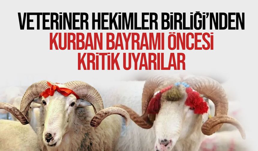 Veteriner Hekimler Birliği’nden kurban kesimi ve et tüketimi uyarısı