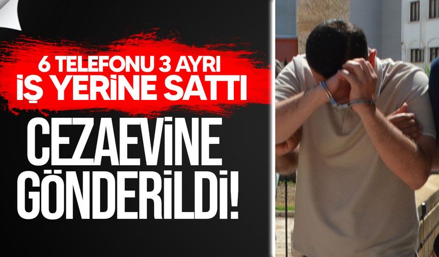 432 bin TL’lik telefon hırsızlığı zanlısına tutuklu yargı