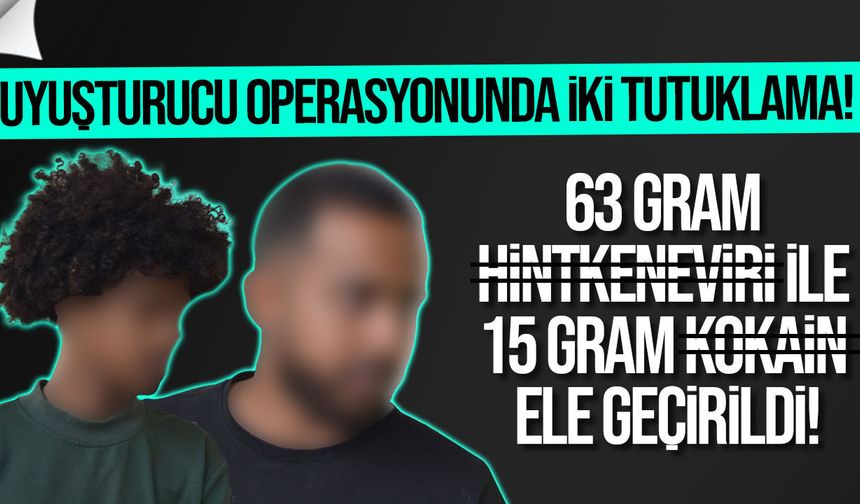 63 gram yasaklı madde ele geçirildi