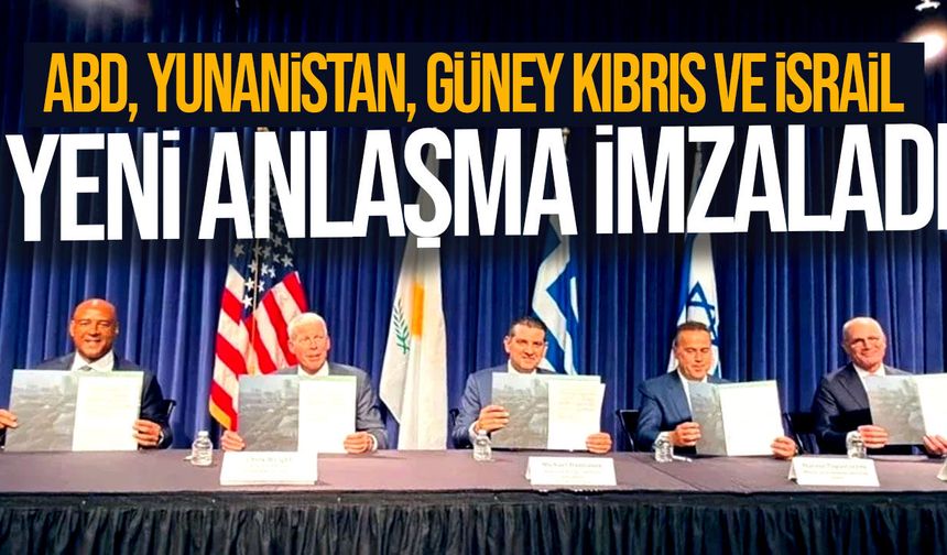 ABD, Yunanistan, Güney Kıbrıs ve İsrail'den Doğu Akdeniz enerji ortaklığı