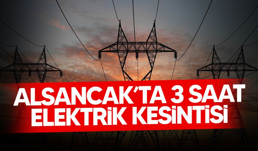 Alsancak'ta pazartesi üç saatlik elektrik kesintisi...