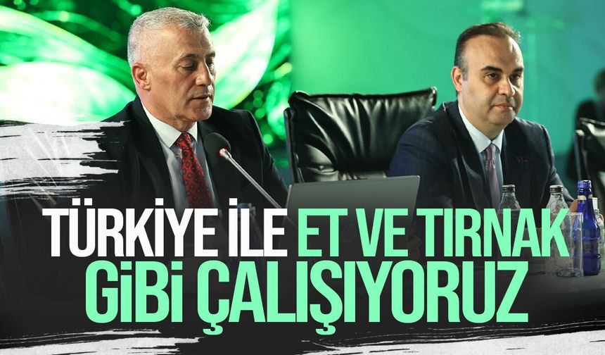 Amcaoğlu: Türkiye ile et ve tırnak misali çalışmalarımıza devam edeceğiz”