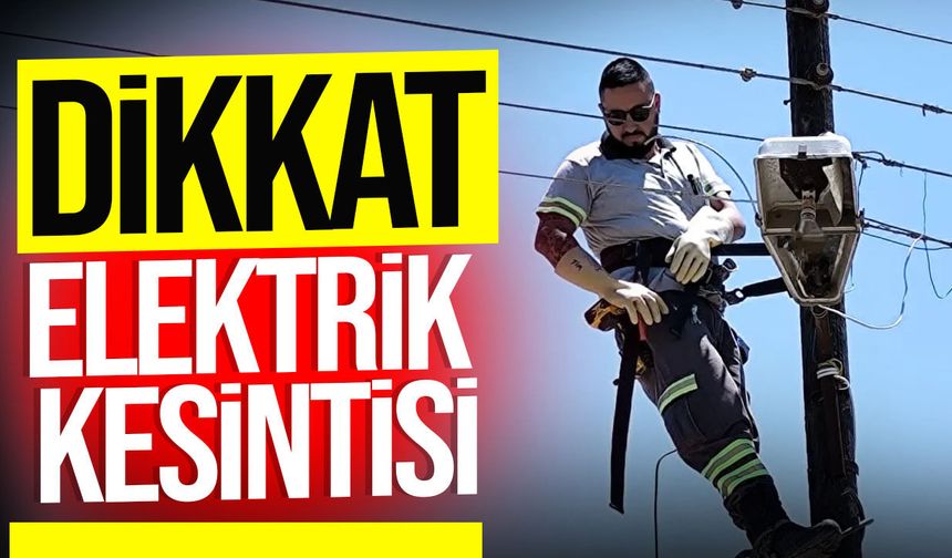 Balıkesir ve Demirhan Bölgesinde Cuma Günü Elektrik Kesintisi