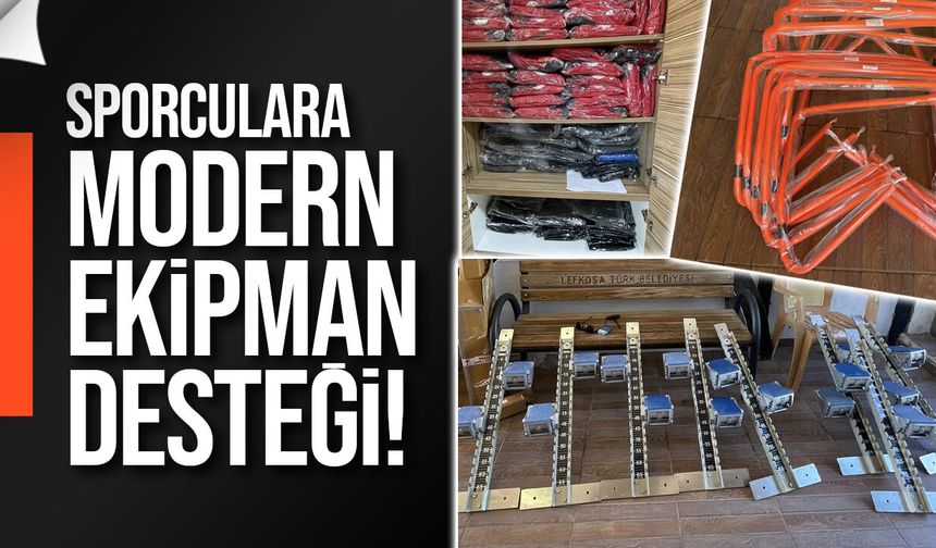Atletizm Federasyonu yeni ekipmanlarla güçleniyor