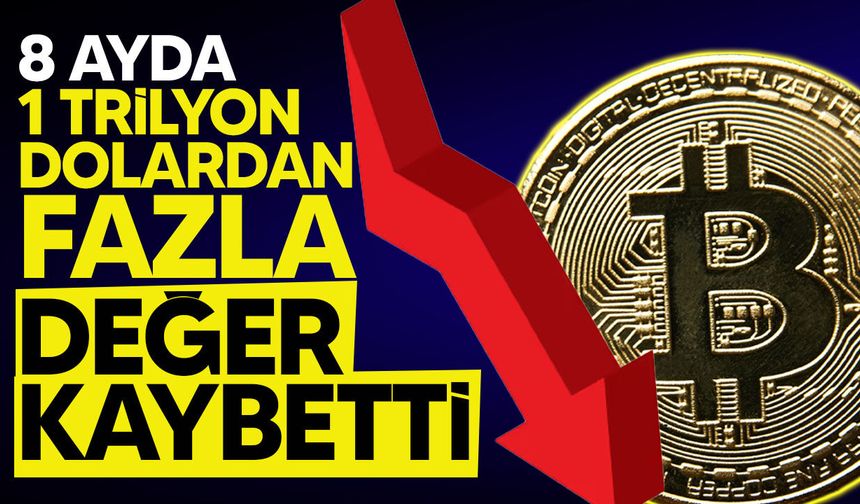 Bitcoin 8 Ayda 1 Trilyon Dolardan Fazla Değer Kaybetti
