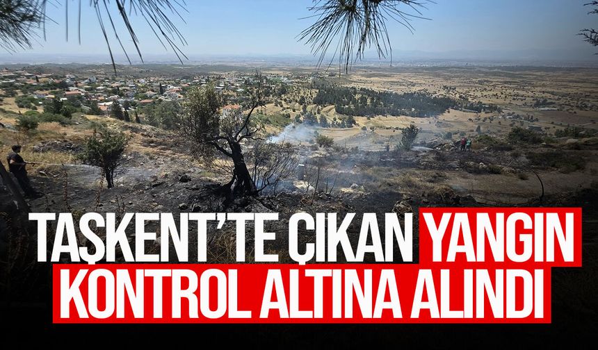Çavuş: "Taşkent yangını hızlı müdahaleyle kontrol altına alındı"