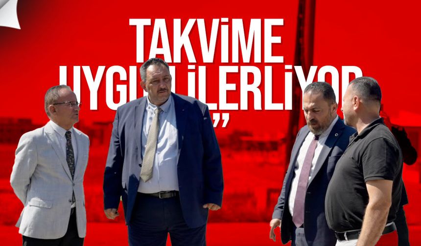 Çavuş, Yeniboğaziçi Su Projesi’nde İncelemelerde Bulundu