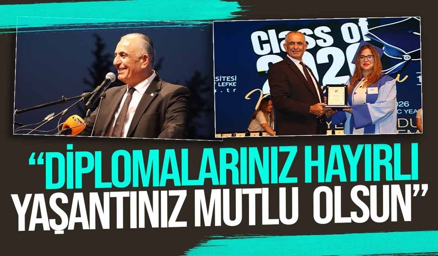 Çavuşoğlu, LAÜ mezuniyet törenine katıldı