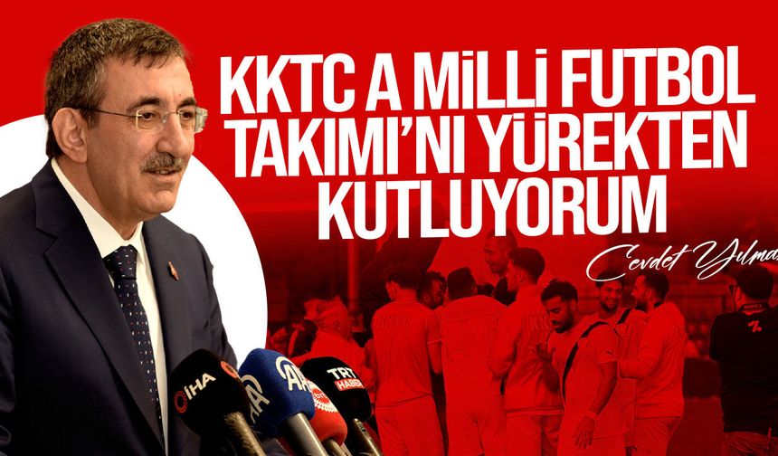Cevdet Yılmaz’dan şampiyon Millilere tebrik mesajı