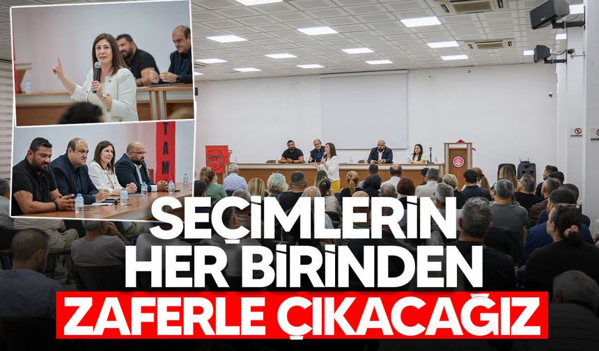 CTP kitle toplantılarına Lefkoşa’dan başladı