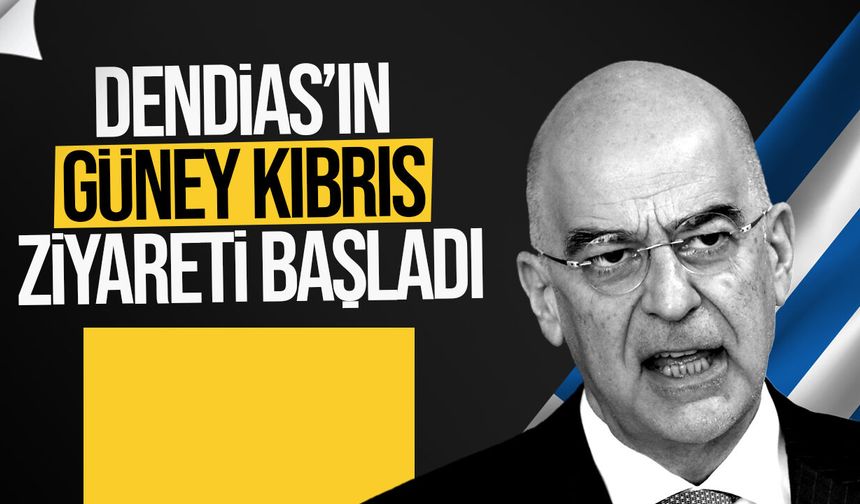 Dendias, Güney Kıbrıs’ta temaslarda bulunuyor