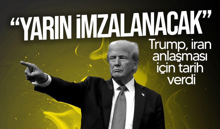 Donald Trump, İran ile anlaşma için tarih verdi